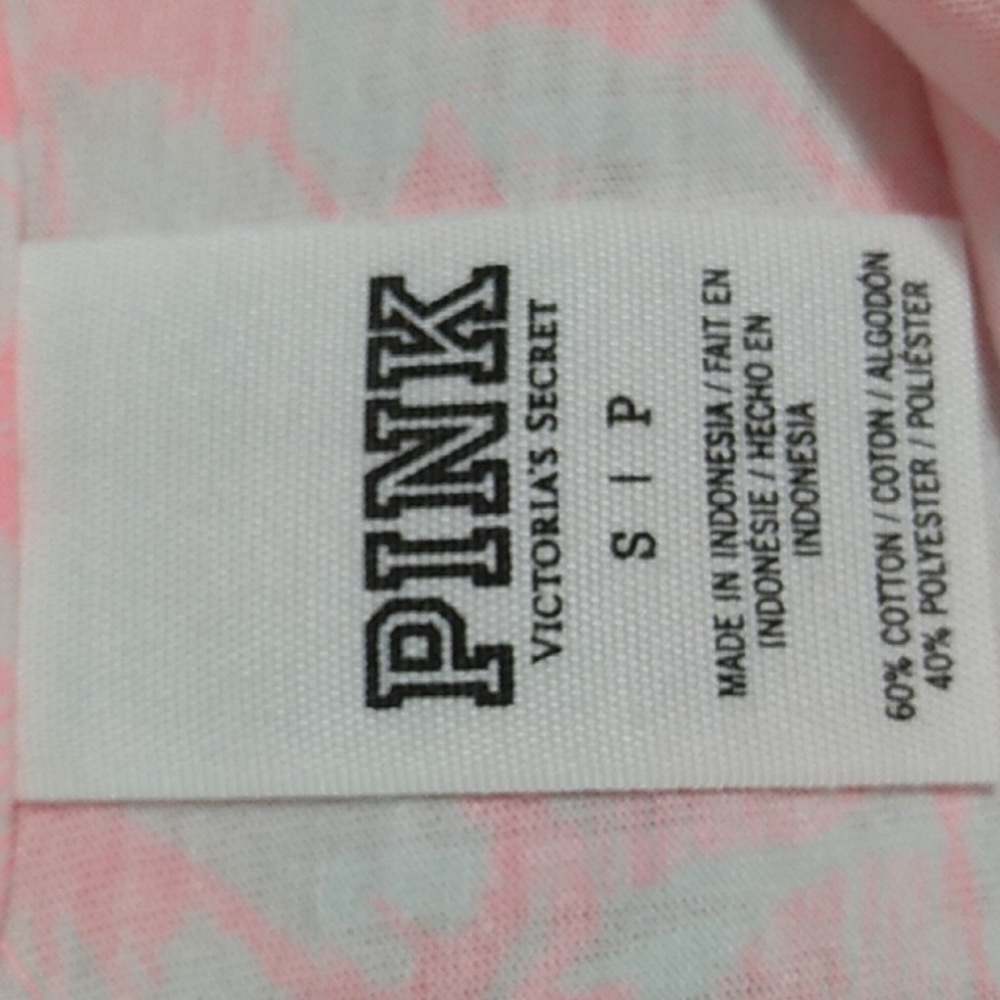 (X-63) SALE! NWT PINK Victoria's Secret 2013 Tank Sz.S Oversized - Picture 7 of 9